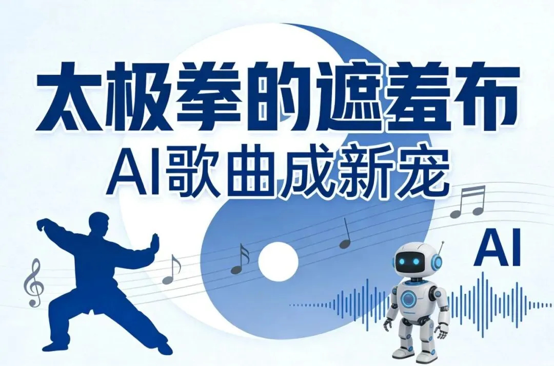 太极拳的遮羞布终于扯掉了,AI歌曲已然成为拳友们的新宠