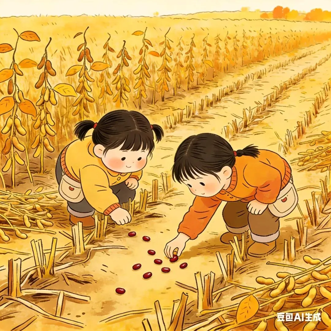 我爱儿歌(110):拾豆豆(附歌曲音频)