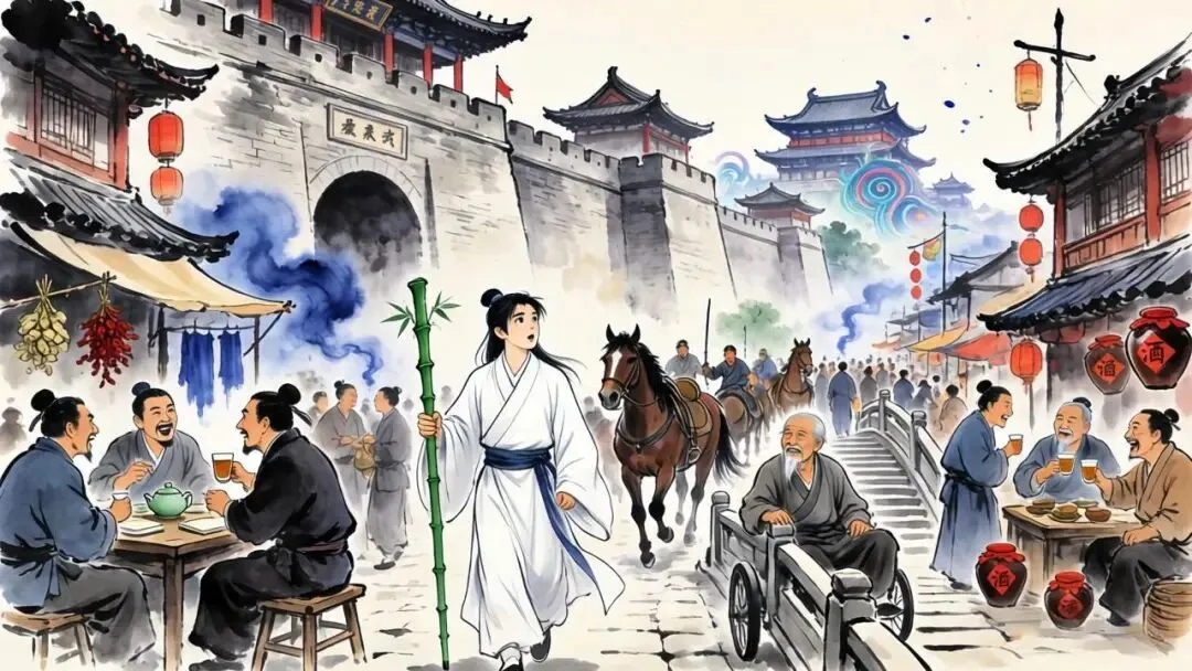 青莲剑歌 | 第十一章:江陵逢君司马公