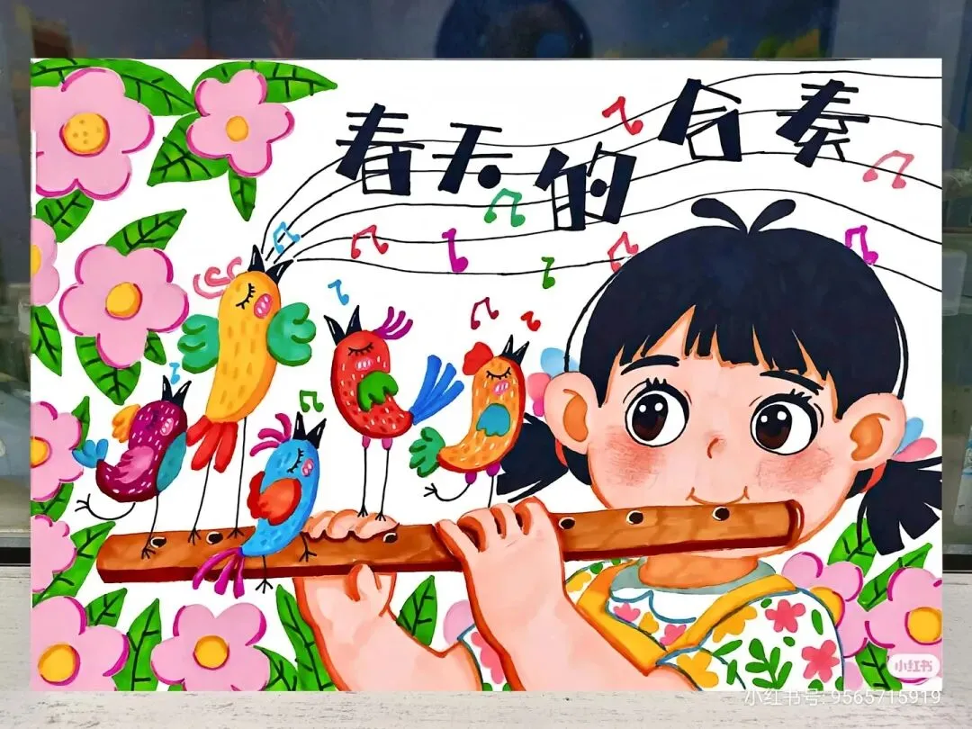 素材分享 | 春天的歌 动物们的大合唱 创意美术