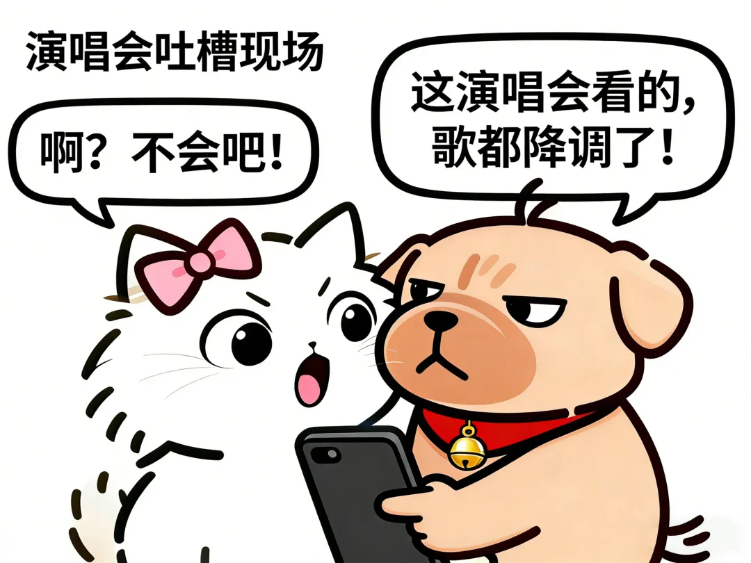 热搜!周杰伦演唱会被吐槽“划水＂,老歌频繁降调,小花猫粉丝团怒了?