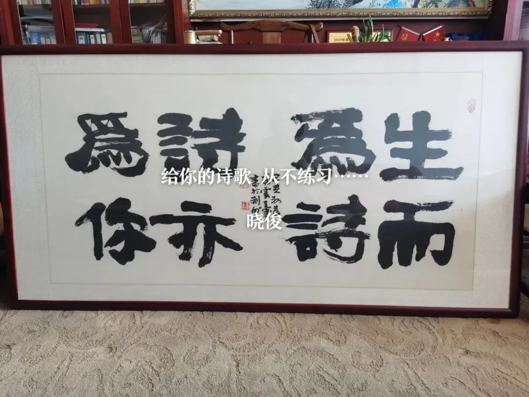 给你的诗歌 从不练习…… 晓俊