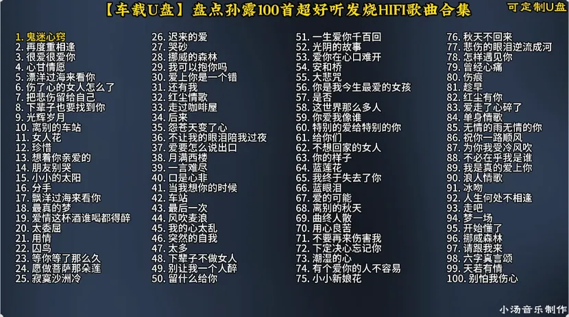 【7小时超长音频】盘点孙露100首经典老歌合集