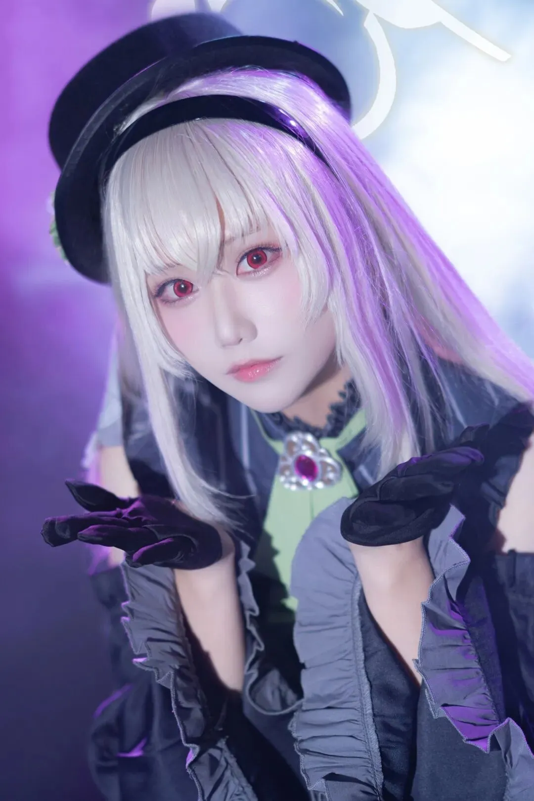 lunananya歌住樱子COS,制服细节满分呈现