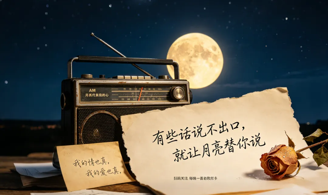 这首歌一响,全世界都安静了.邓丽君《月亮代表我的心》,听哭多少有故事的人