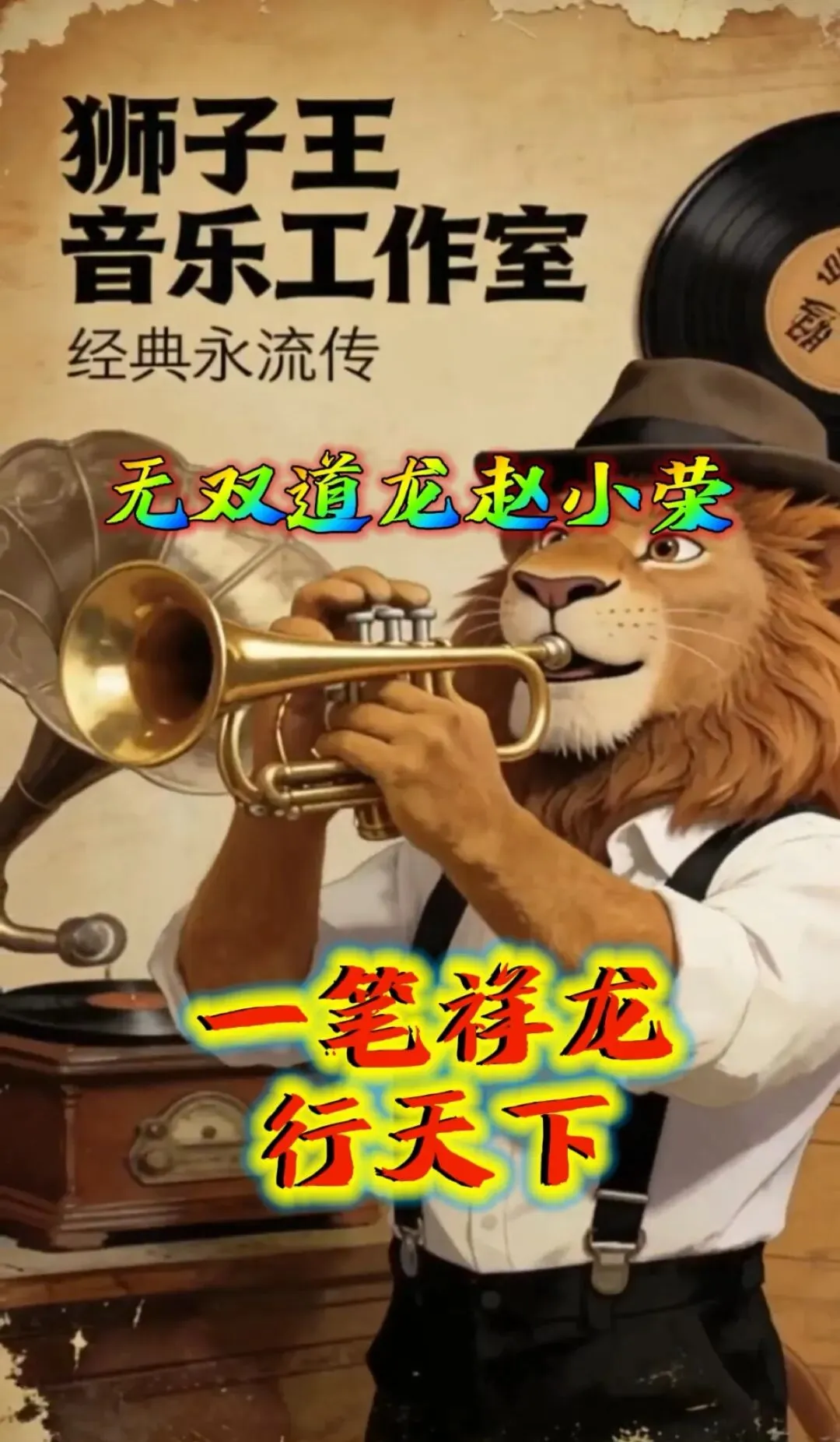 歌曲:《一笔祥龙行天下》男声