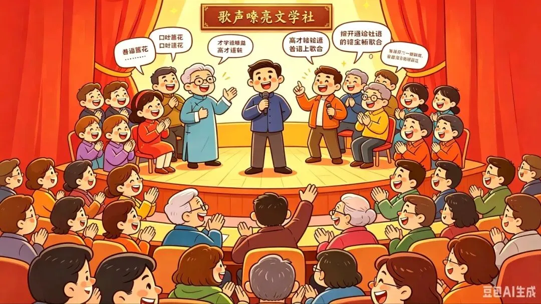 《歌声嘹亮文学社》群歌