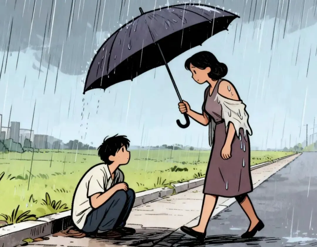 【歌曲歌词】余荣莹:送雨伞的人(歌词)