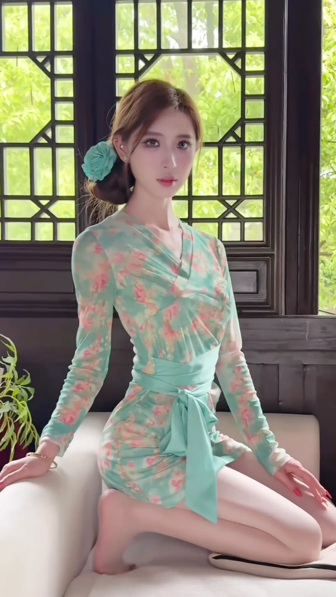 #蔓歌#喝茶,欣赏风景