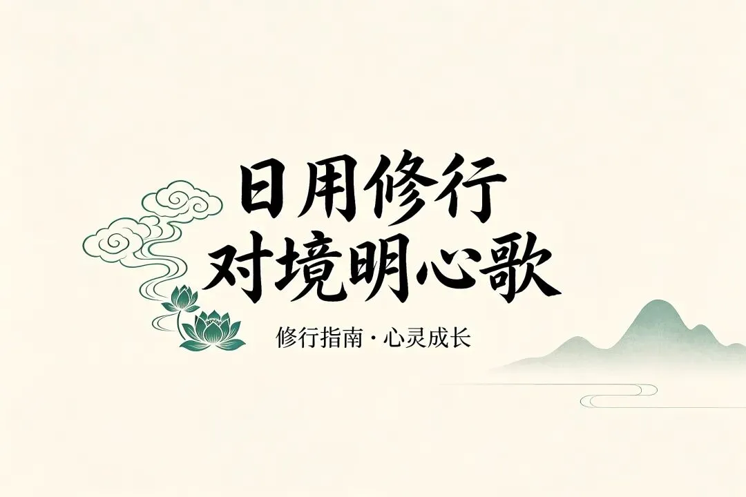 日用修行对境明心歌