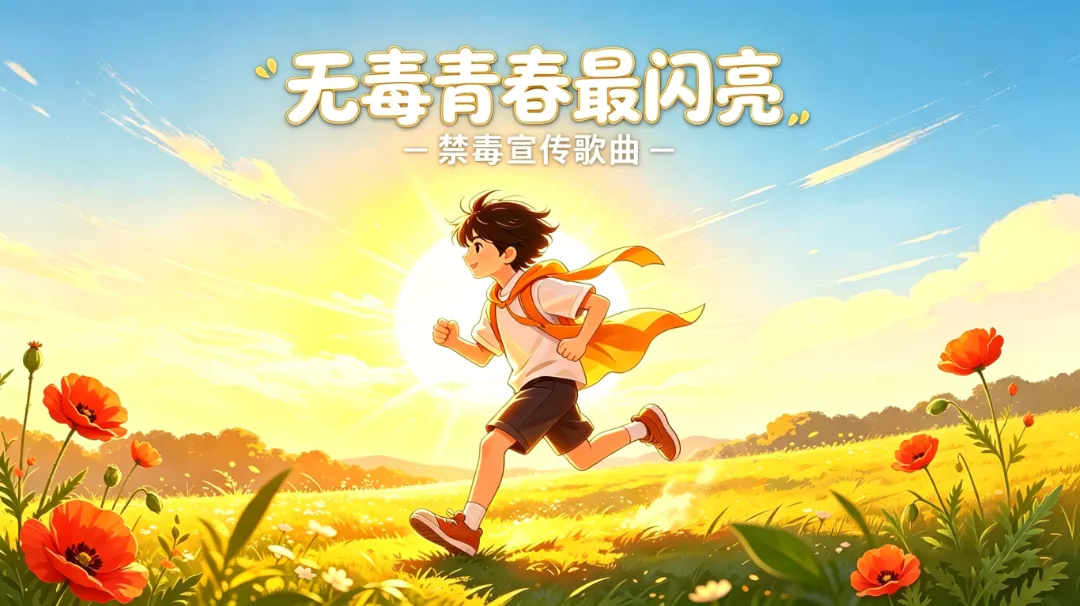 超燃!原创禁毒歌曲《无毒青春最闪亮》