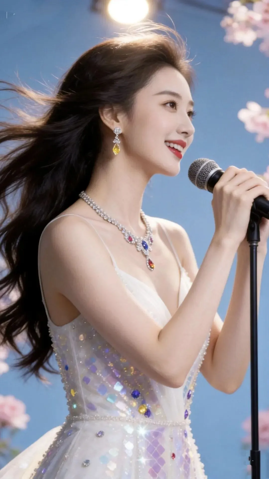 美女壁纸|携歌向暖,岁岁生香