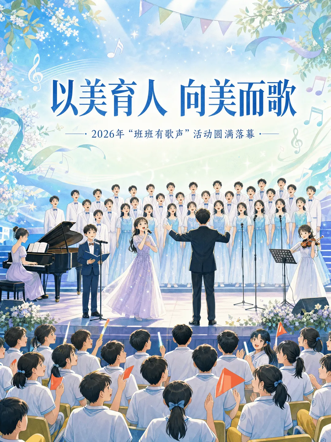 以美育人 向美而歌——2026年“班班有歌声”活动圆满落幕