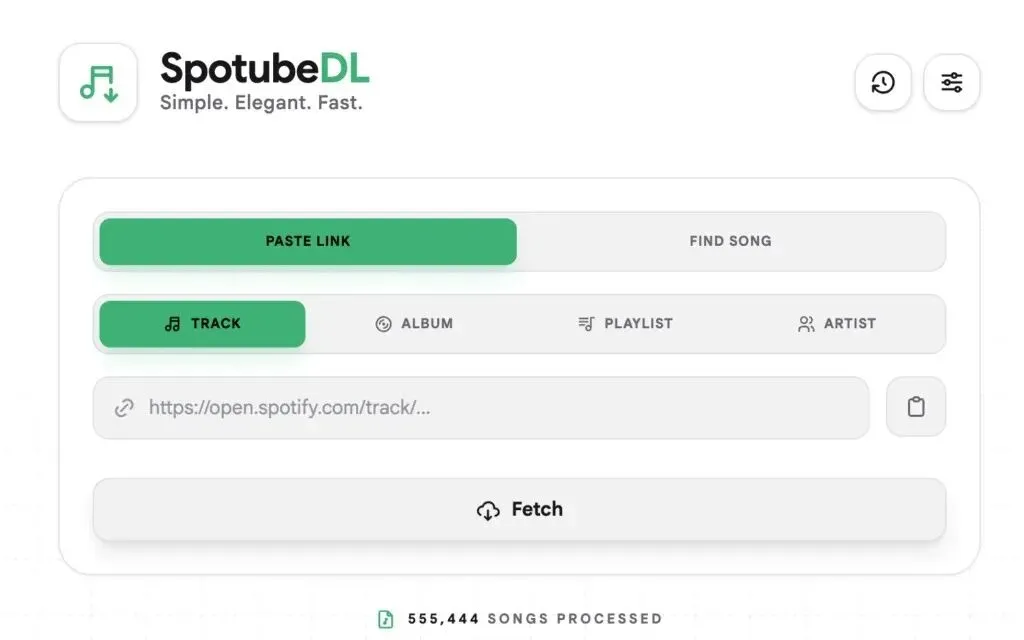 SpotubeDL免费在线歌曲下载