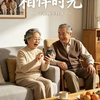 老两口的新乐子:刷着手机唱老歌,把年轻时的日子又唱活了