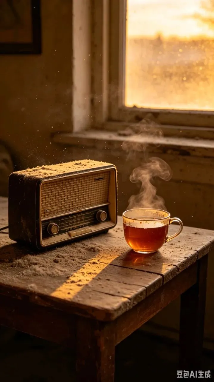 守着旧收音机泡一杯热茶,老歌里藏着回不去的年少时光