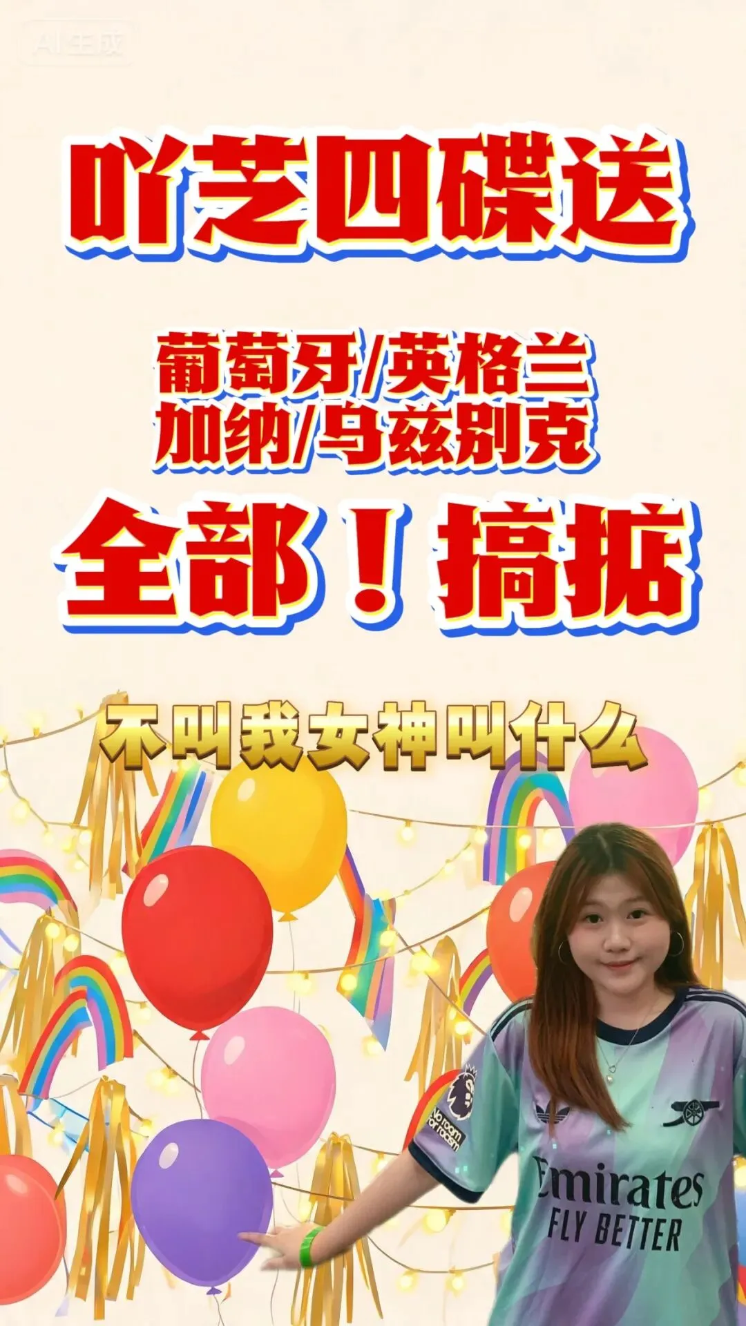 世界杯4首歌全部搞掂!不叫我女神你们要叫什么