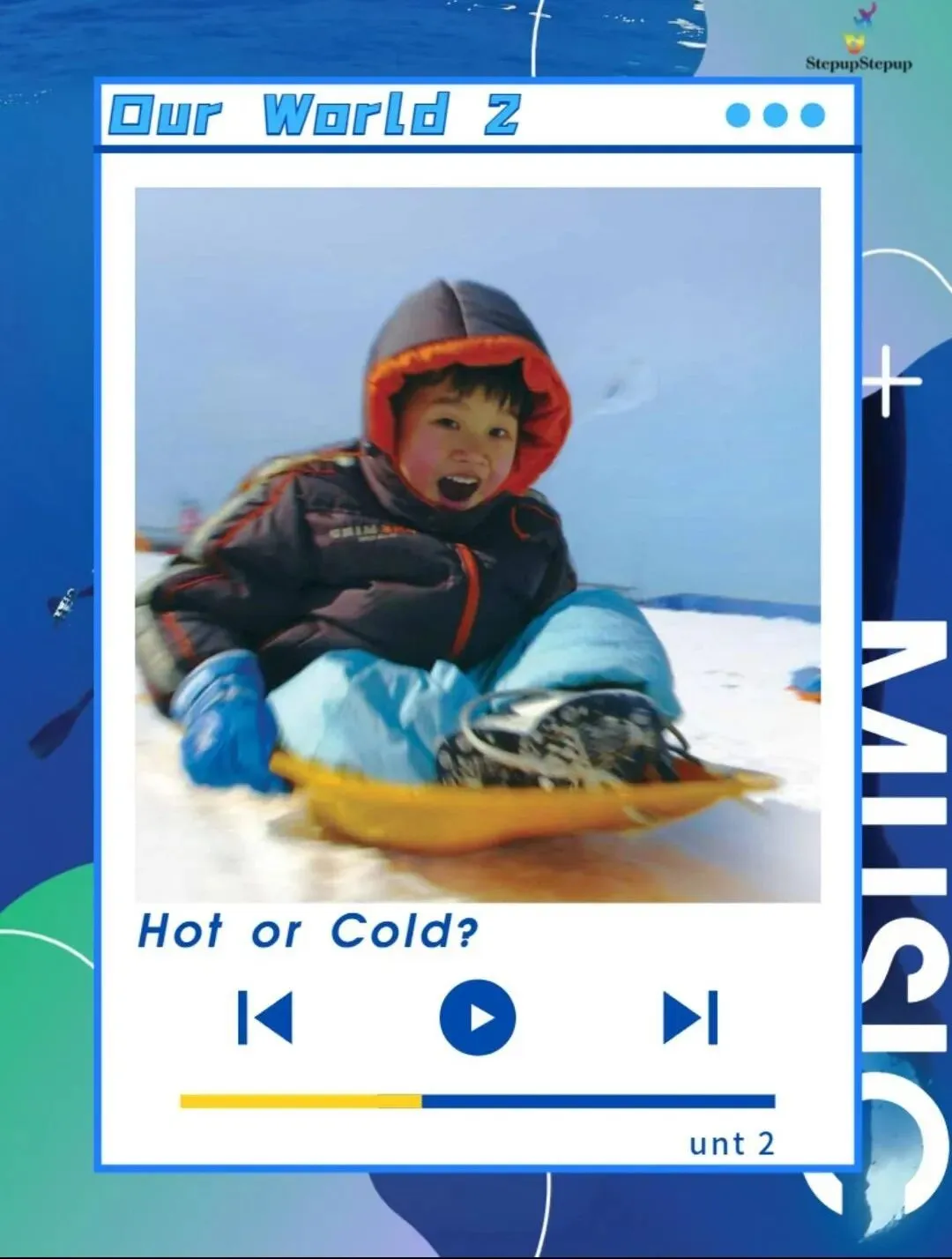 Our World 环球少年英语二级歌曲|一首《Hot or Cold?》吃透冷热天气 & 穿搭词汇