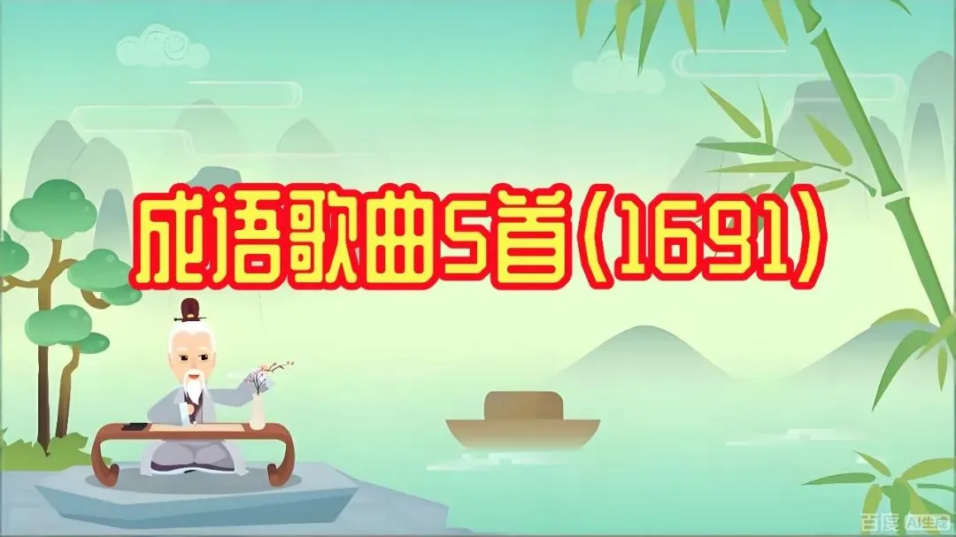 成语歌曲5首(1691)