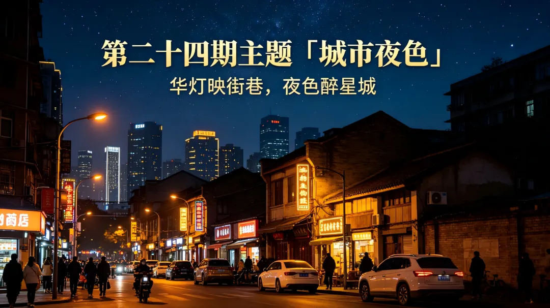 《童一首歌》专栏(二十四)城市夜色|华灯映街巷,夜色醉星城.