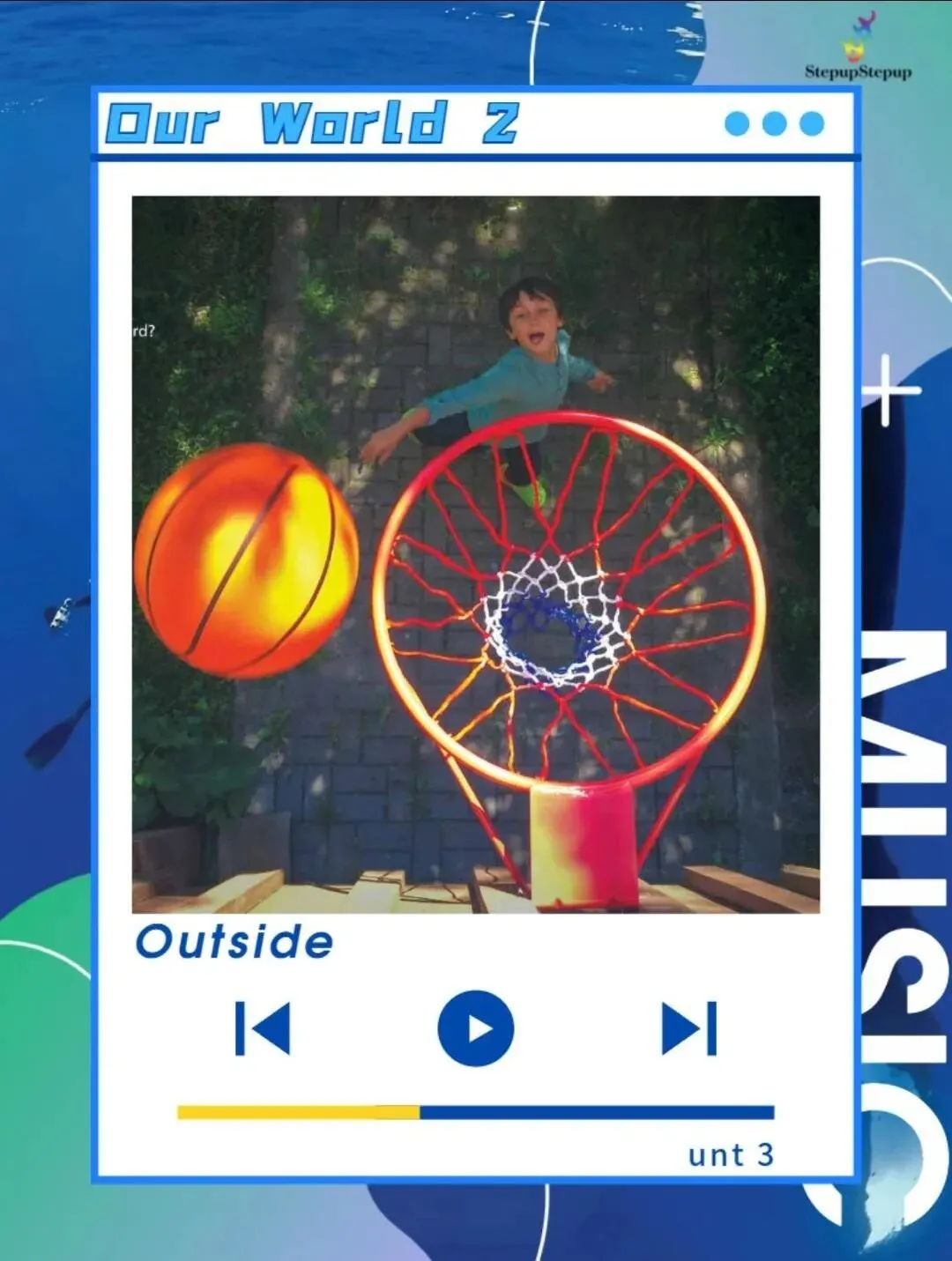 Our World 环球少年英语二级歌曲|一首《Outside》吃透户外活动主题英语