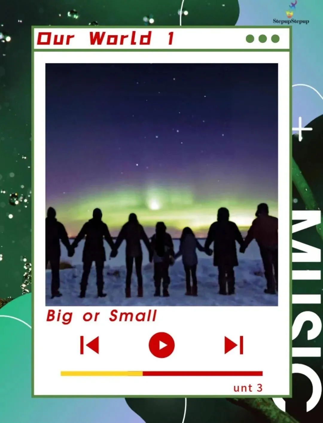 Our World 环球少年英语一级歌曲|一首《Big or Small?》吃透家庭人物英语