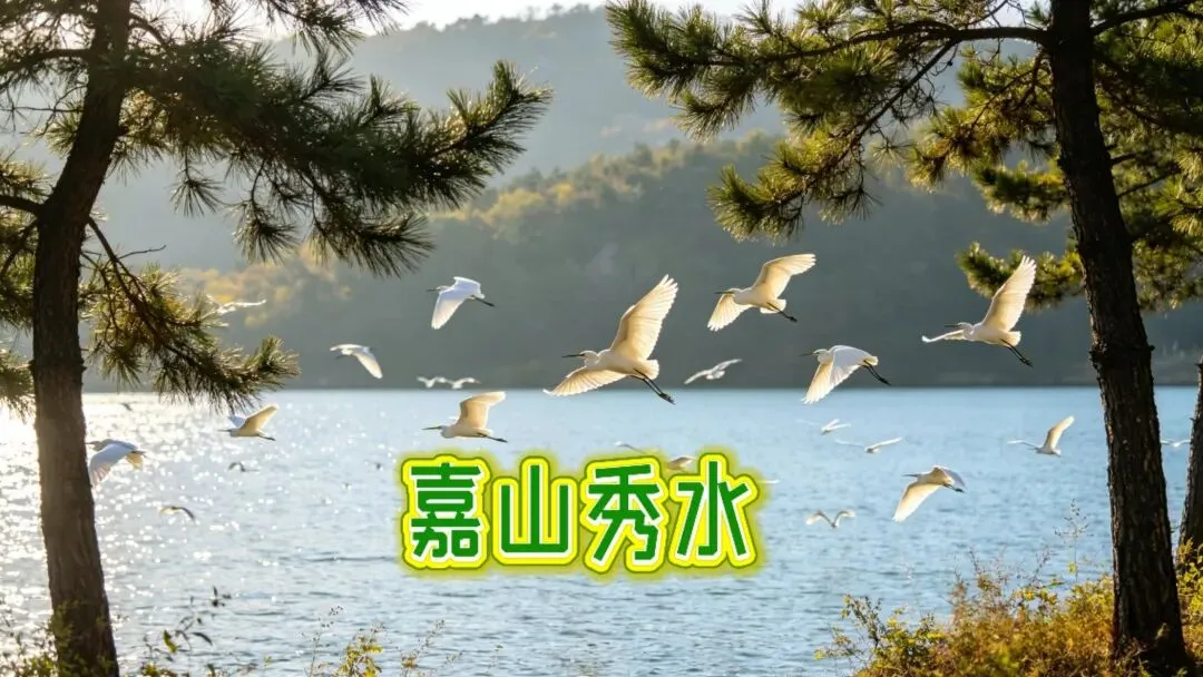 诗一首《嘉山秀水》(视频号里有歌曲视频)