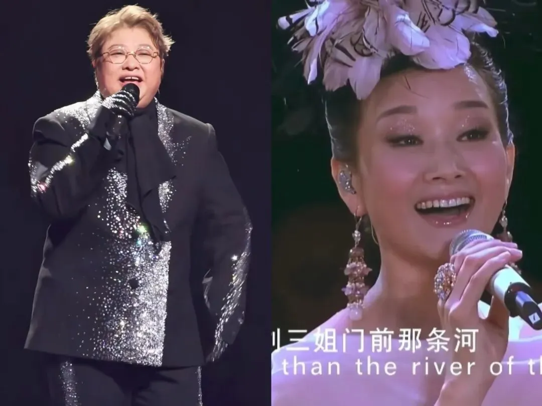 宋祖英韩红同唱老歌,一开嗓才懂何为段位差距