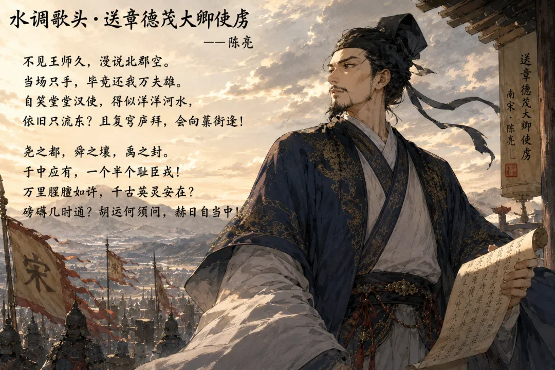 《水调歌头·送章德茂大卿使虏》之我见
