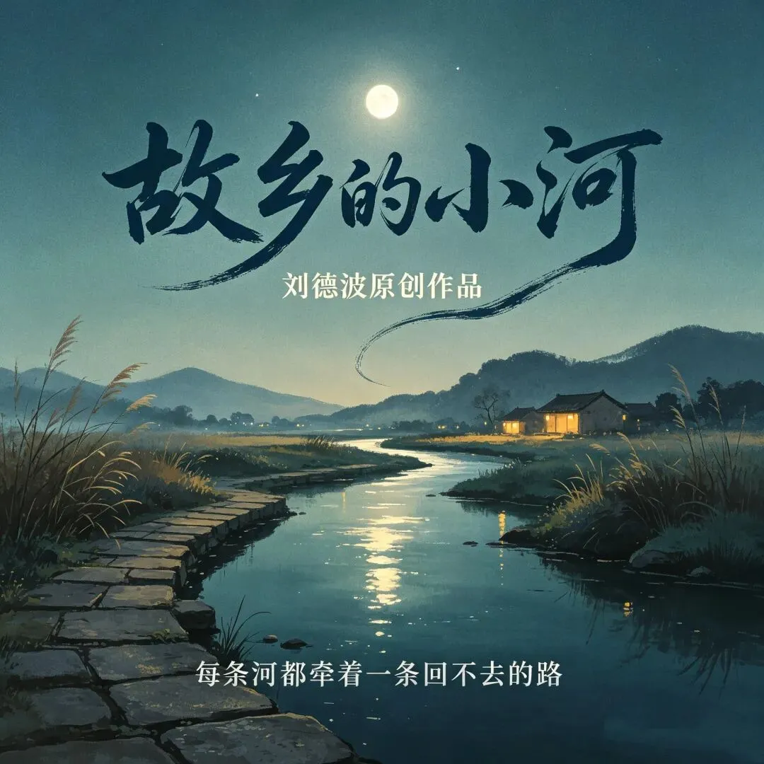 故乡的小河,藏着我回不去的旧时光.原创歌曲《故乡的小河》