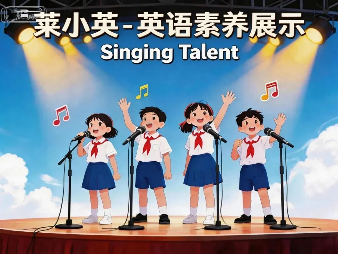 以歌为媒 赴英语音乐之约——莱小英学生素养展示