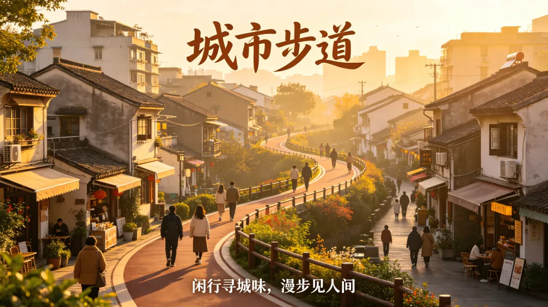 《童一首歌》专栏(二十五)城市步道|闲行寻城味,漫步见人间