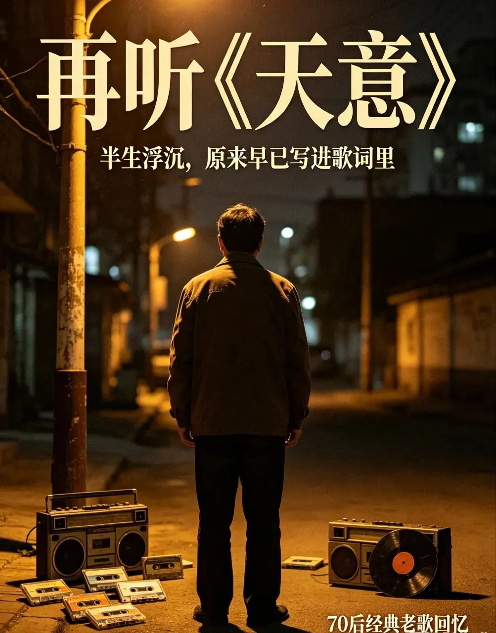 70后老歌,年少听不懂《天意》,听懂已是无路可退的中年人