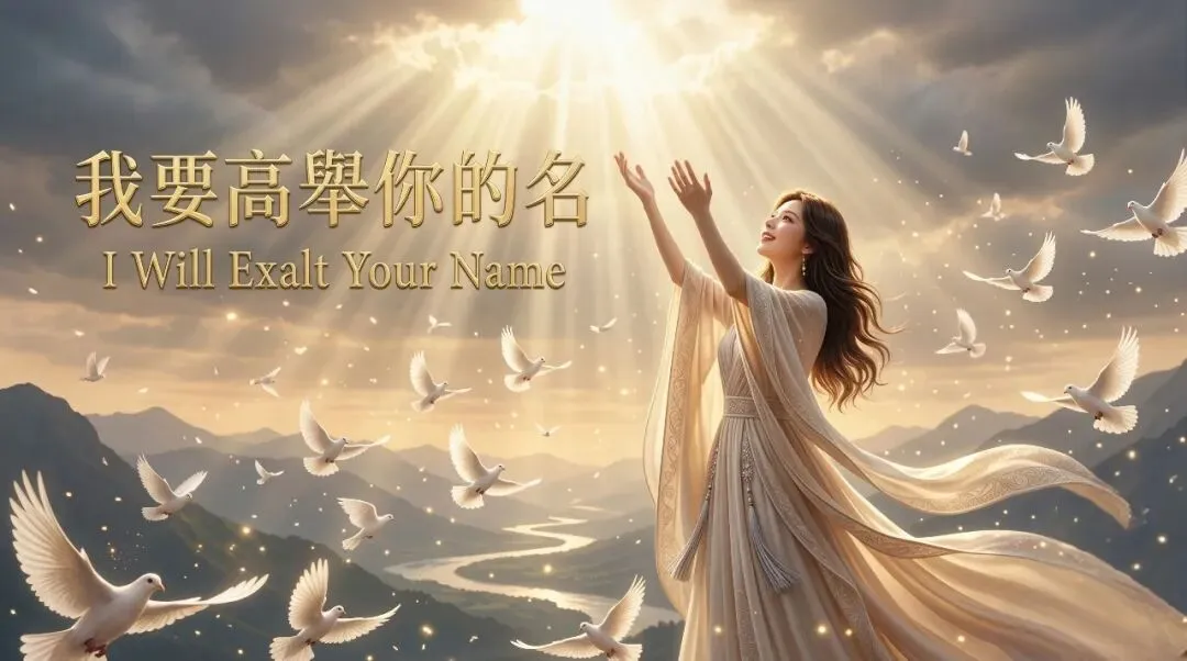 【微光音乐】原创歌曲|《我要高举你的名》|你的名字,是我口中的诗歌