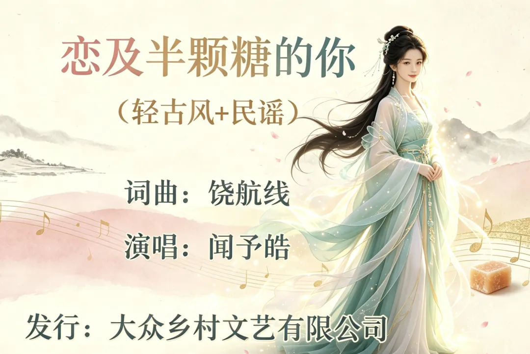 最新原创歌曲:《恋及半颗糖的你》词曲:饶航线 演唱:闻予皓