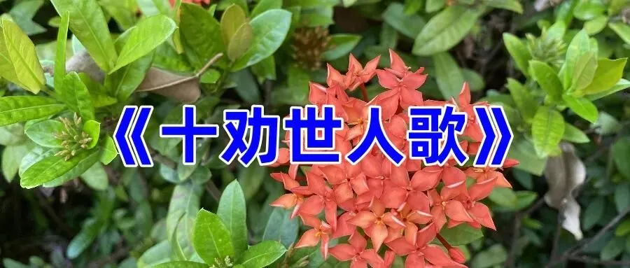 《十劝世人歌》