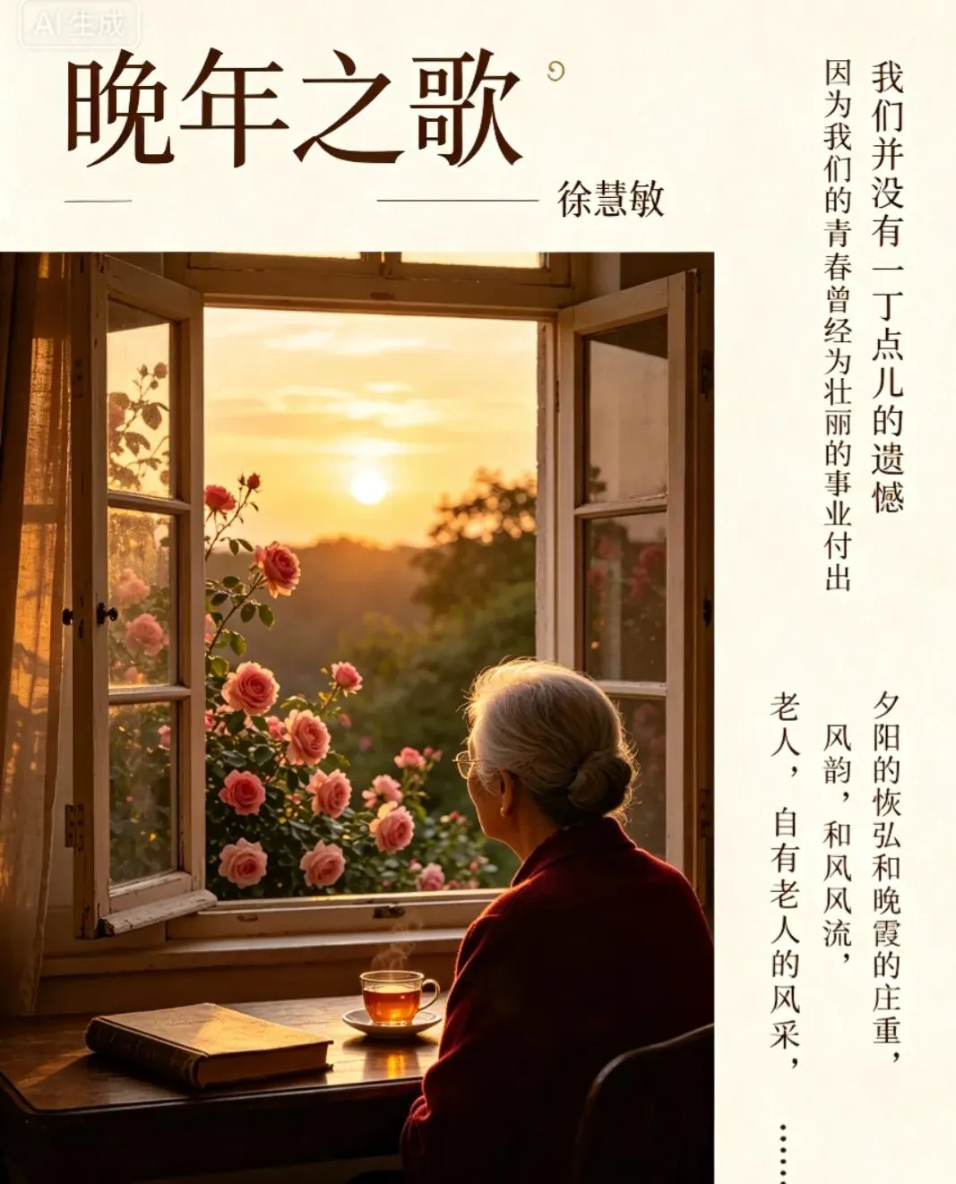 徐慧敏现代诗:晚年之歌