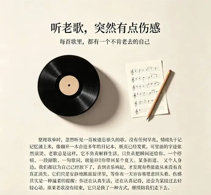 老歌一响,青春翻场