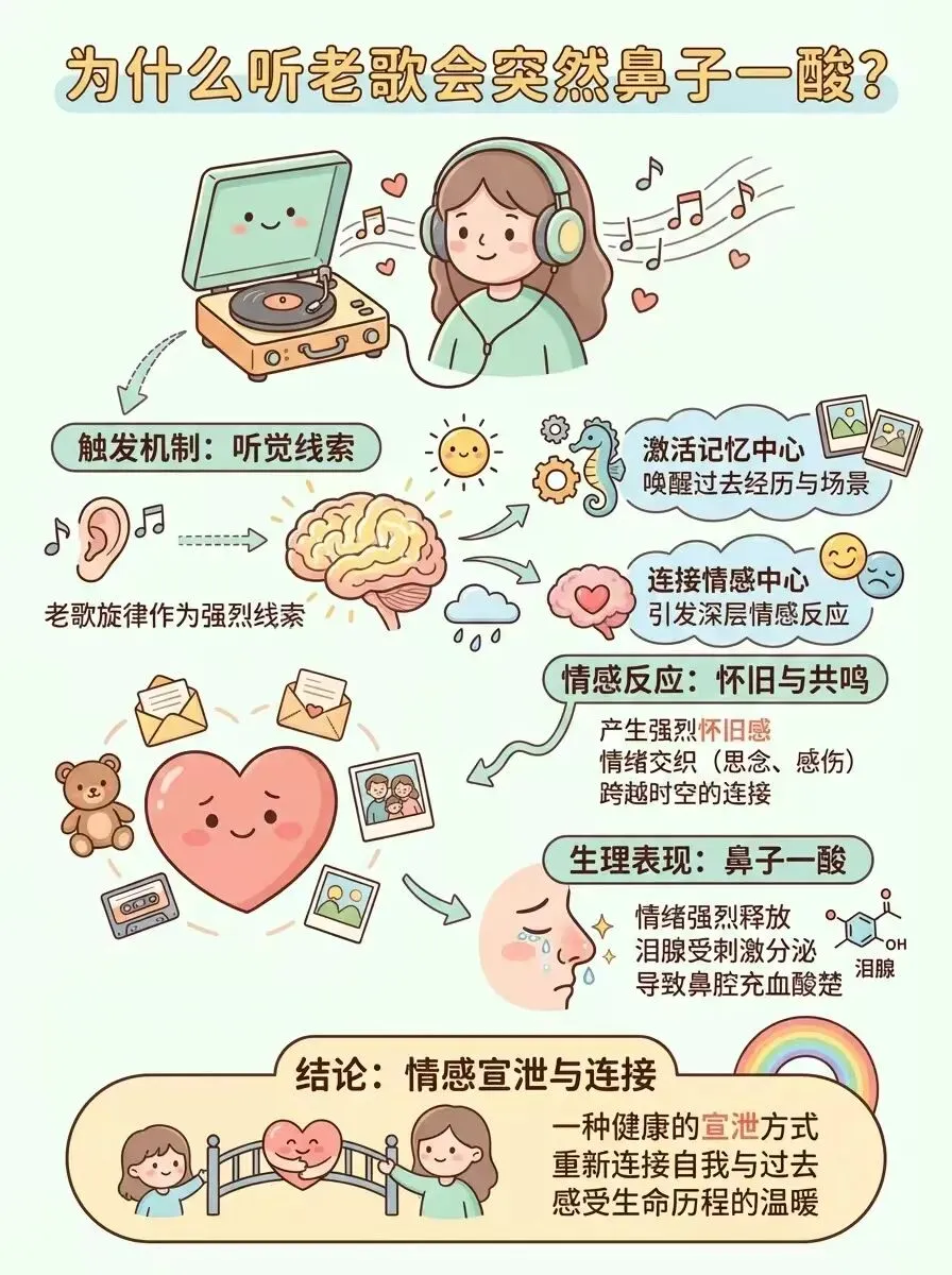 为什么听老歌会突然鼻子一酸?