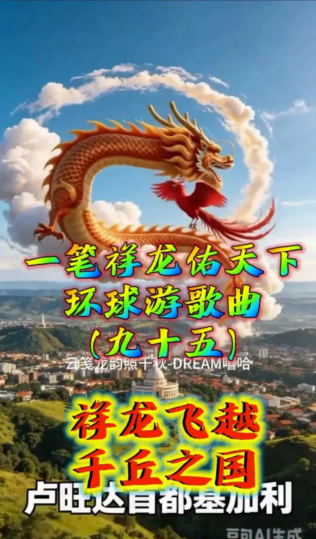 歌曲:《祥龙飞越千丘之国》