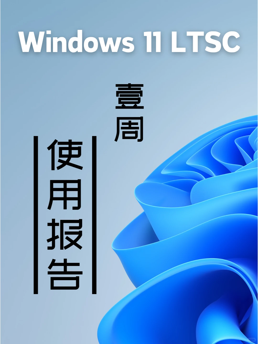 Windows 11 LTSC 已经用了一周了,使用报告