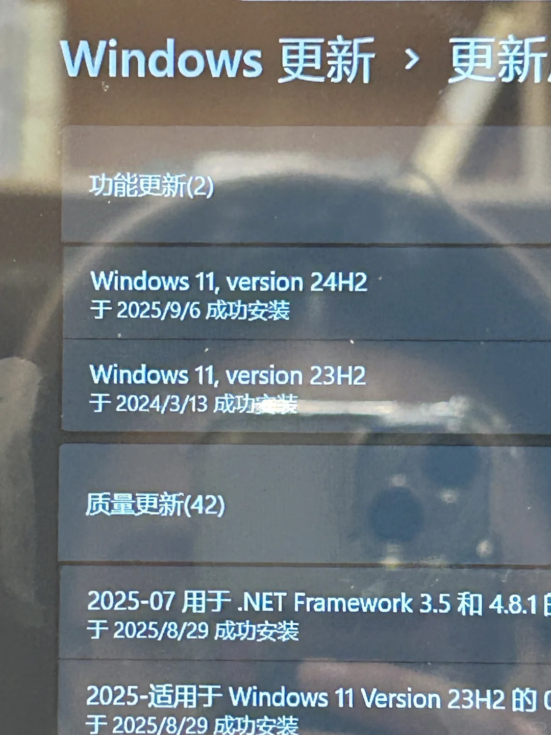 window真的不能随便更新…
