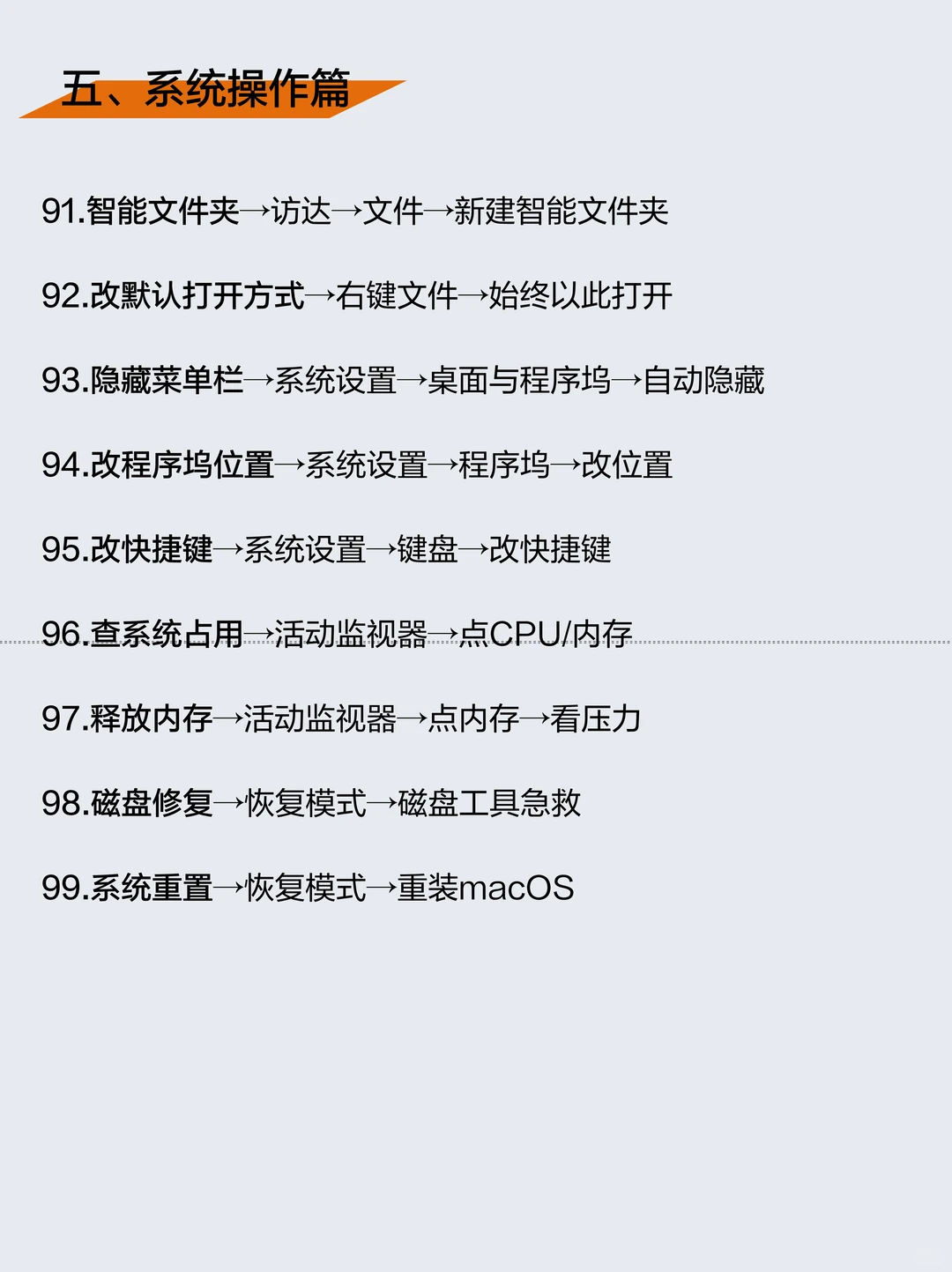 MacBook99个实用技巧!90%的人没全用过。