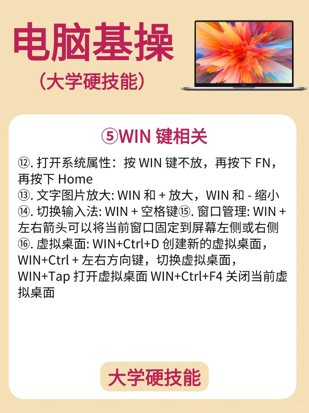 哇喔❗️扫盲❗️基操❗电脑小白必看！全面扫盲版