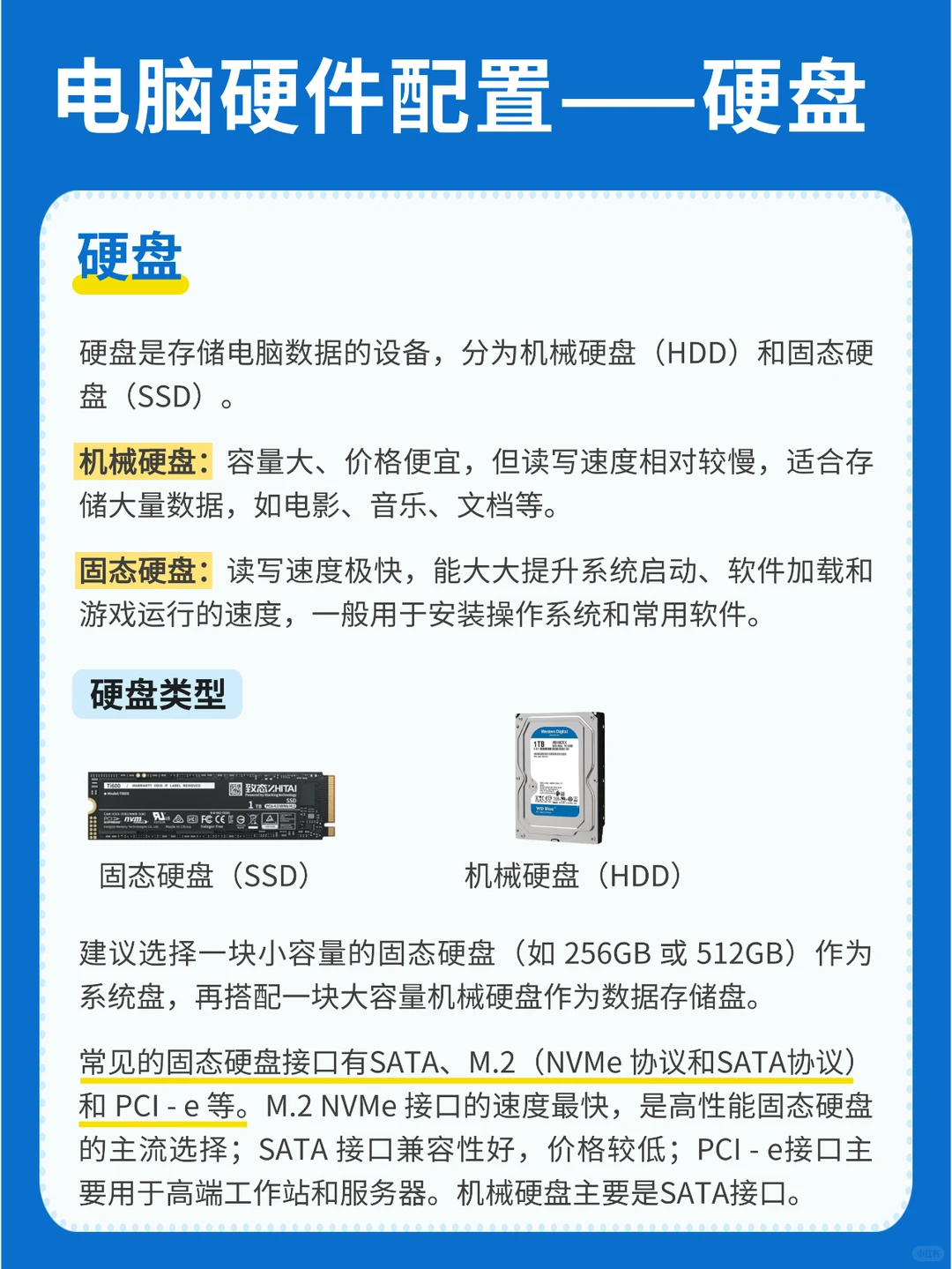 diy组装电脑!小白必看的电脑8大硬件✅