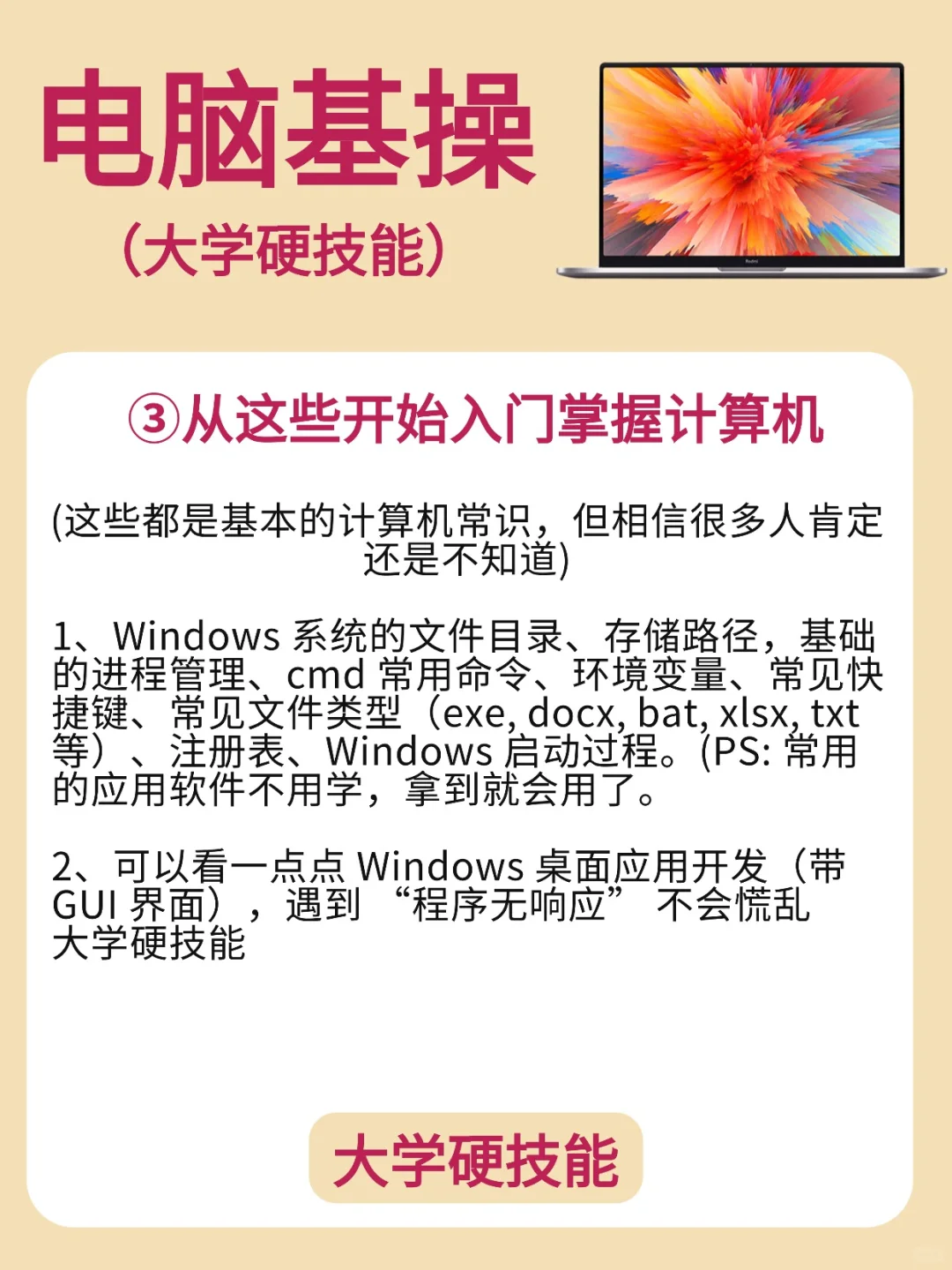 哇喔❗️扫盲❗️基操❗电脑小白必看！全面扫盲版