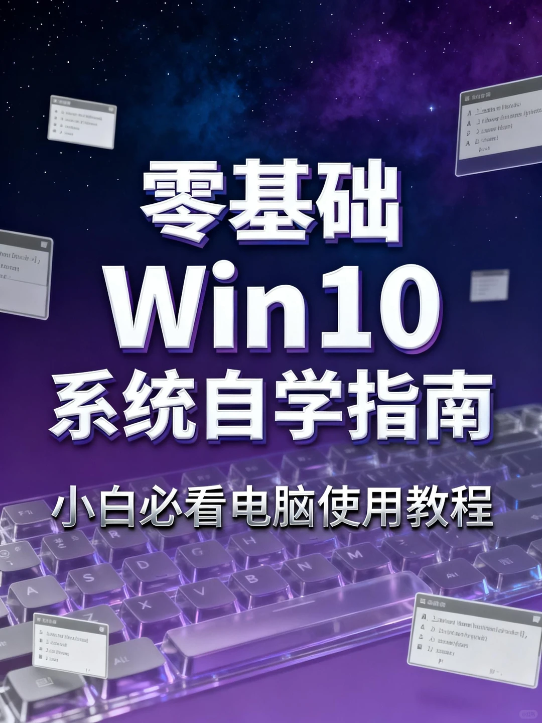 电脑小白救星!零基础秒变大神