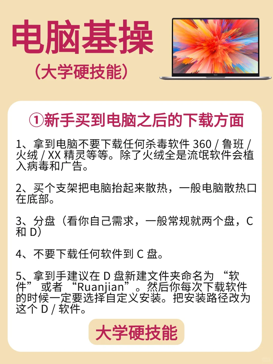 哇喔❗️扫盲❗️基操❗电脑小白必看！全面扫盲版