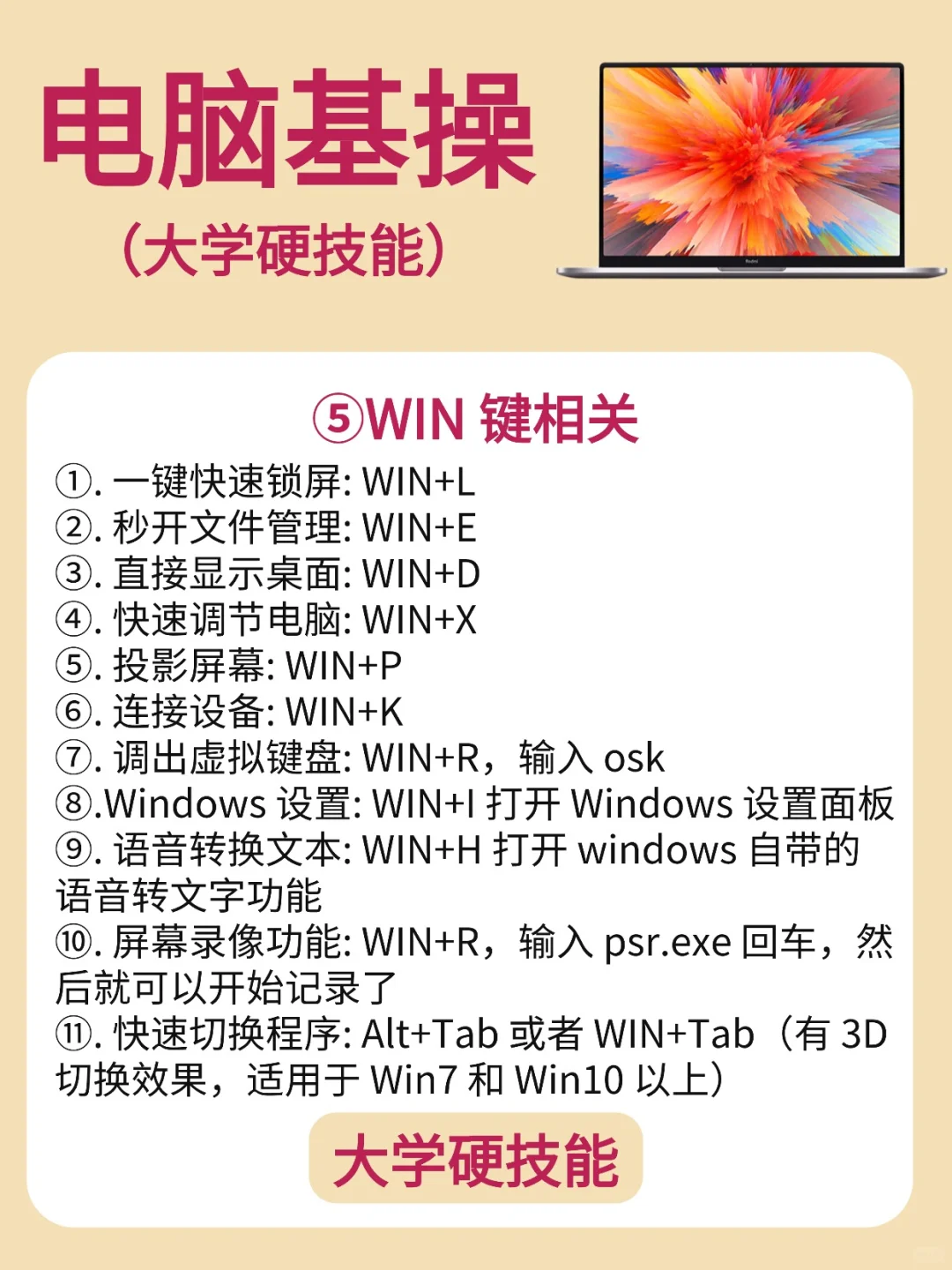 哇喔❗️扫盲❗️基操❗电脑小白必看！全面扫盲版