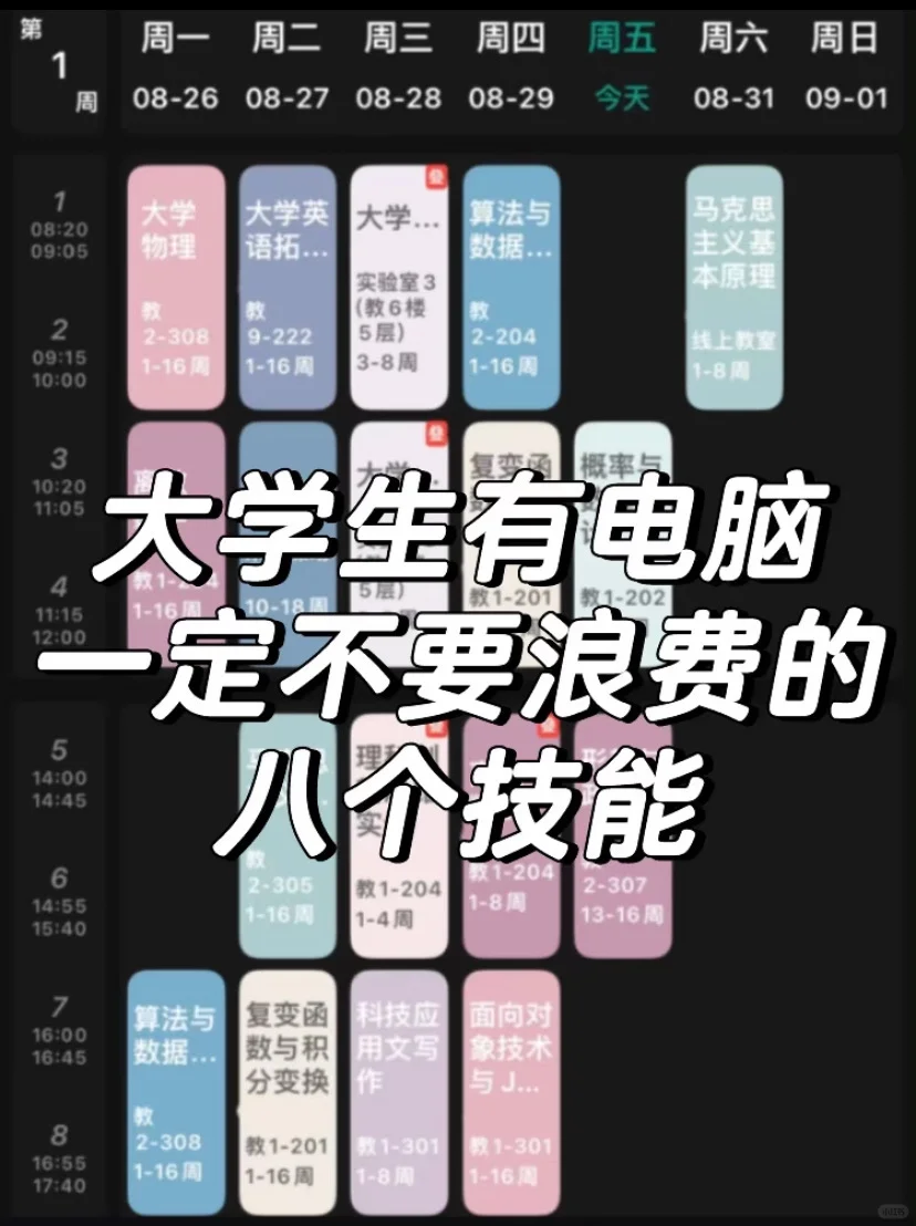 大学生有电脑别浪费…
